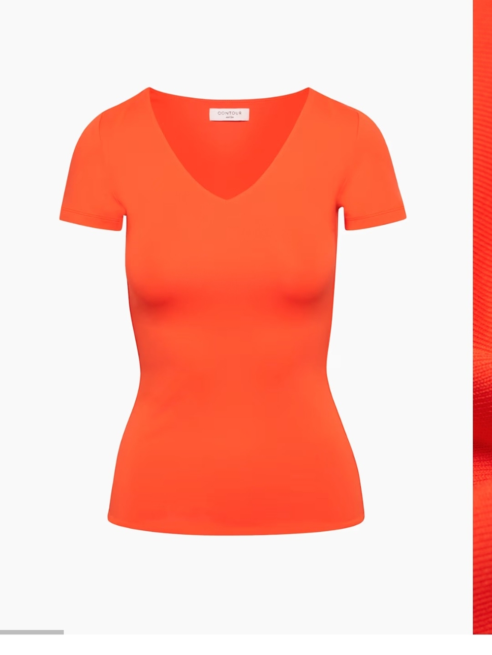 Ariztia Contour V-Neck Hip T-Shirt Small